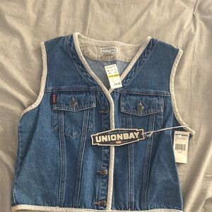 UNIONBAY Classic Blue Denim Vest